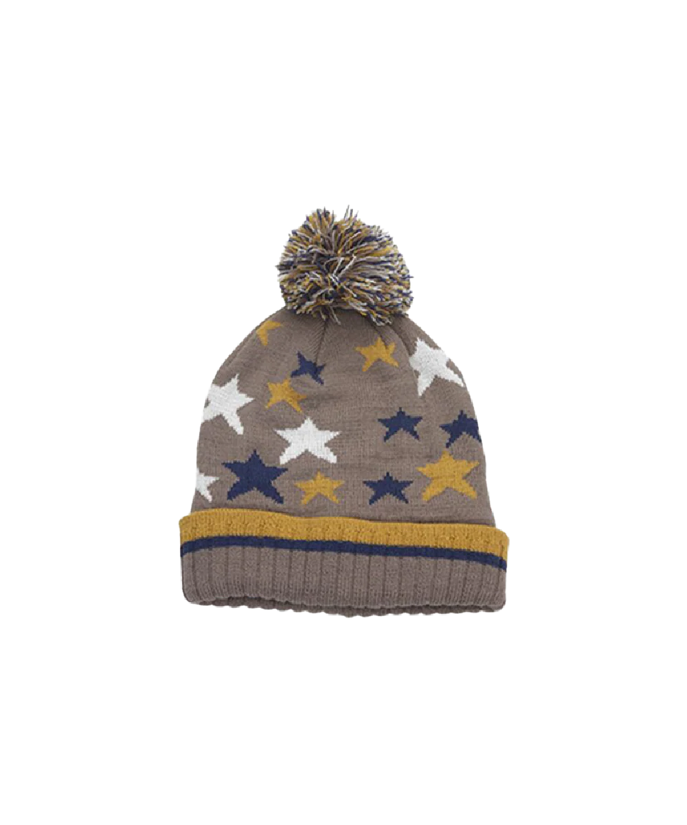 Junior Multicoloured Star Knitted Hat SNHK8176