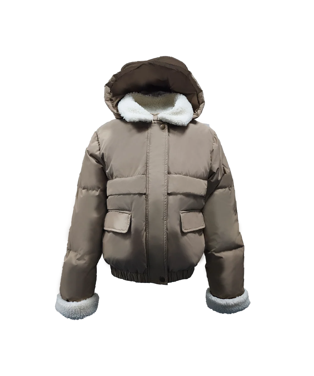 Boy's Down Jacket With Detachable Hood