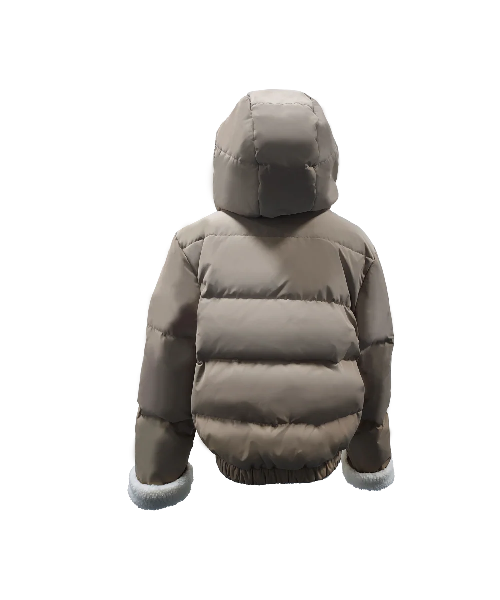 Boy's Down Jacket With Detachable Hood - Image 2