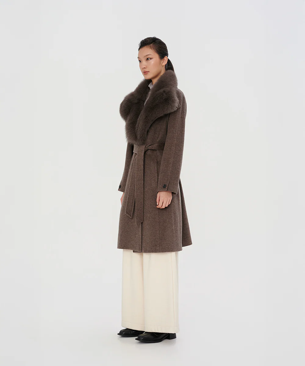Premium Cashmere Coat Women - CCW 25118 - Image 3