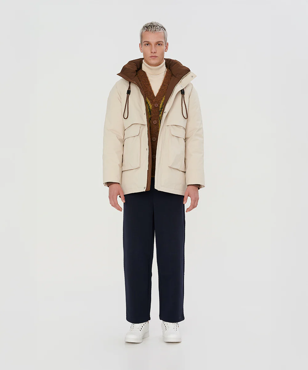 Contrast Lined Down Jacket - DJ 25005 - Image 2