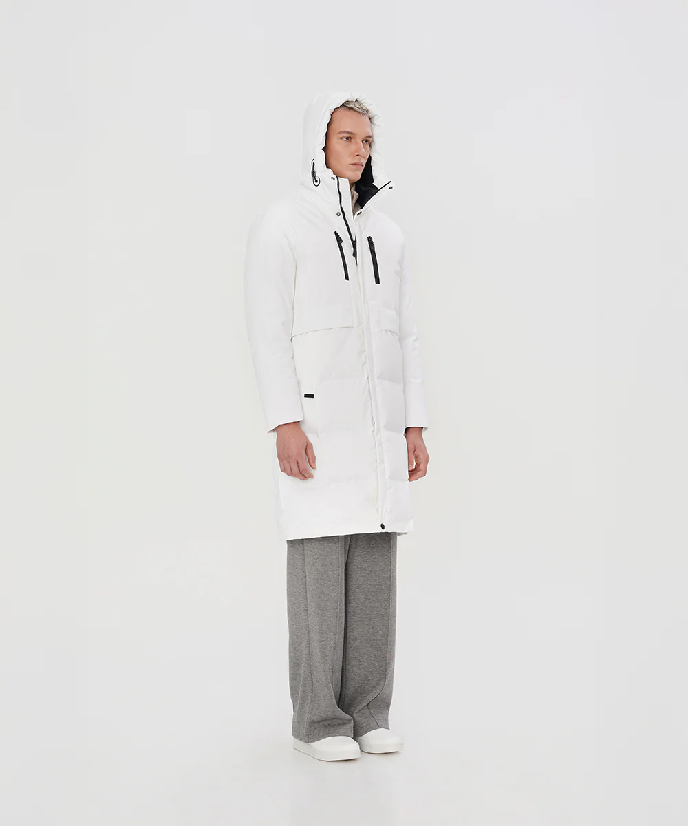 Long Monotone Down Jacket - DJ 25009 - Image 2