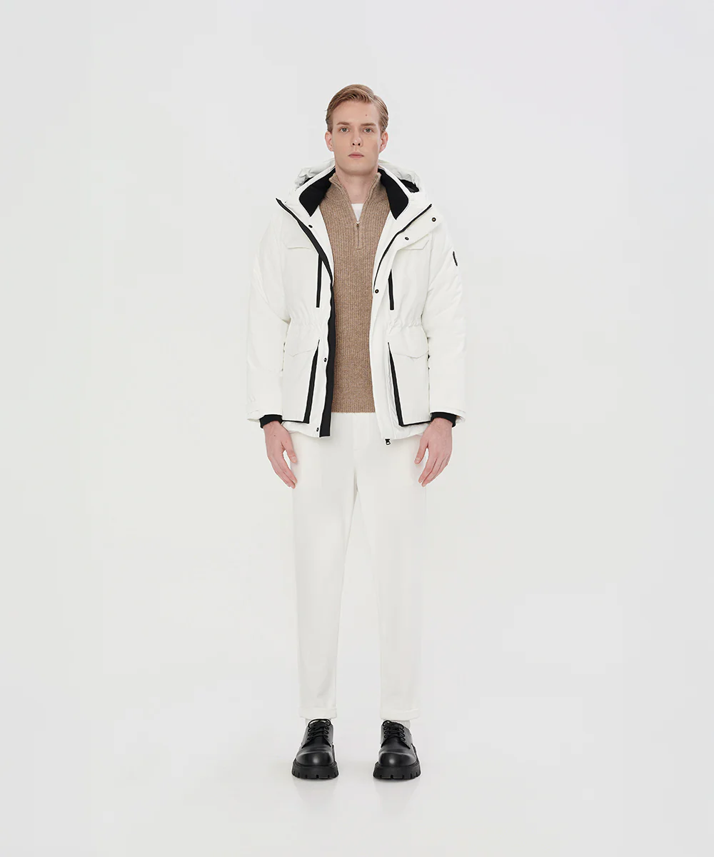 Down Jacket With Internal Shoulder Straps - DJ 25026 - Image 2