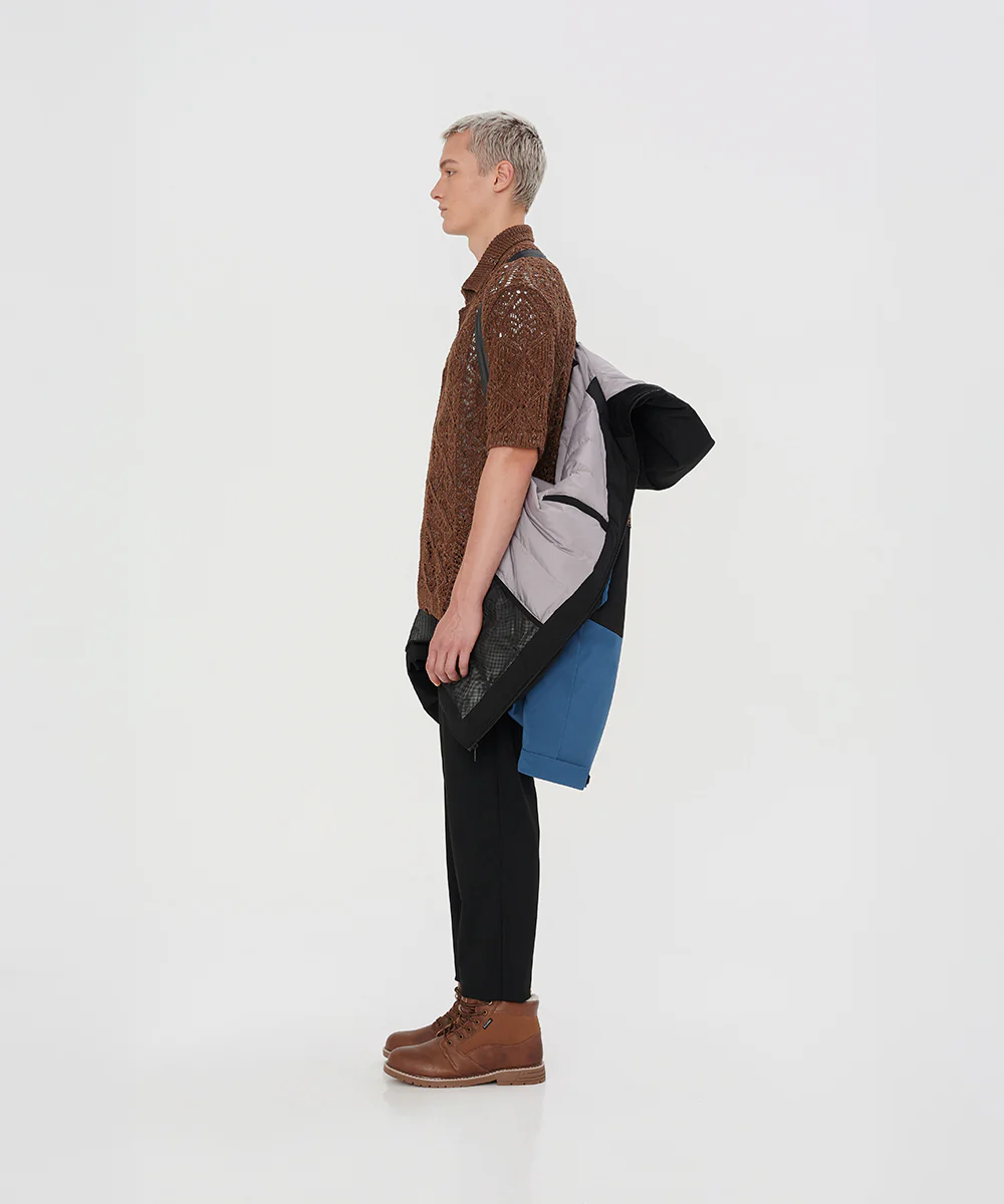 Color Blocking Down Jacket - DJ 25029 - Image 4