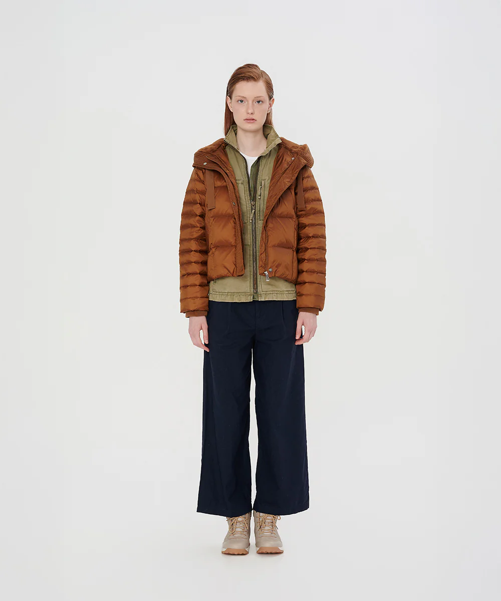 Cocoa Hooded Chic Short Down Jacket - DJW 25020 - Image 2