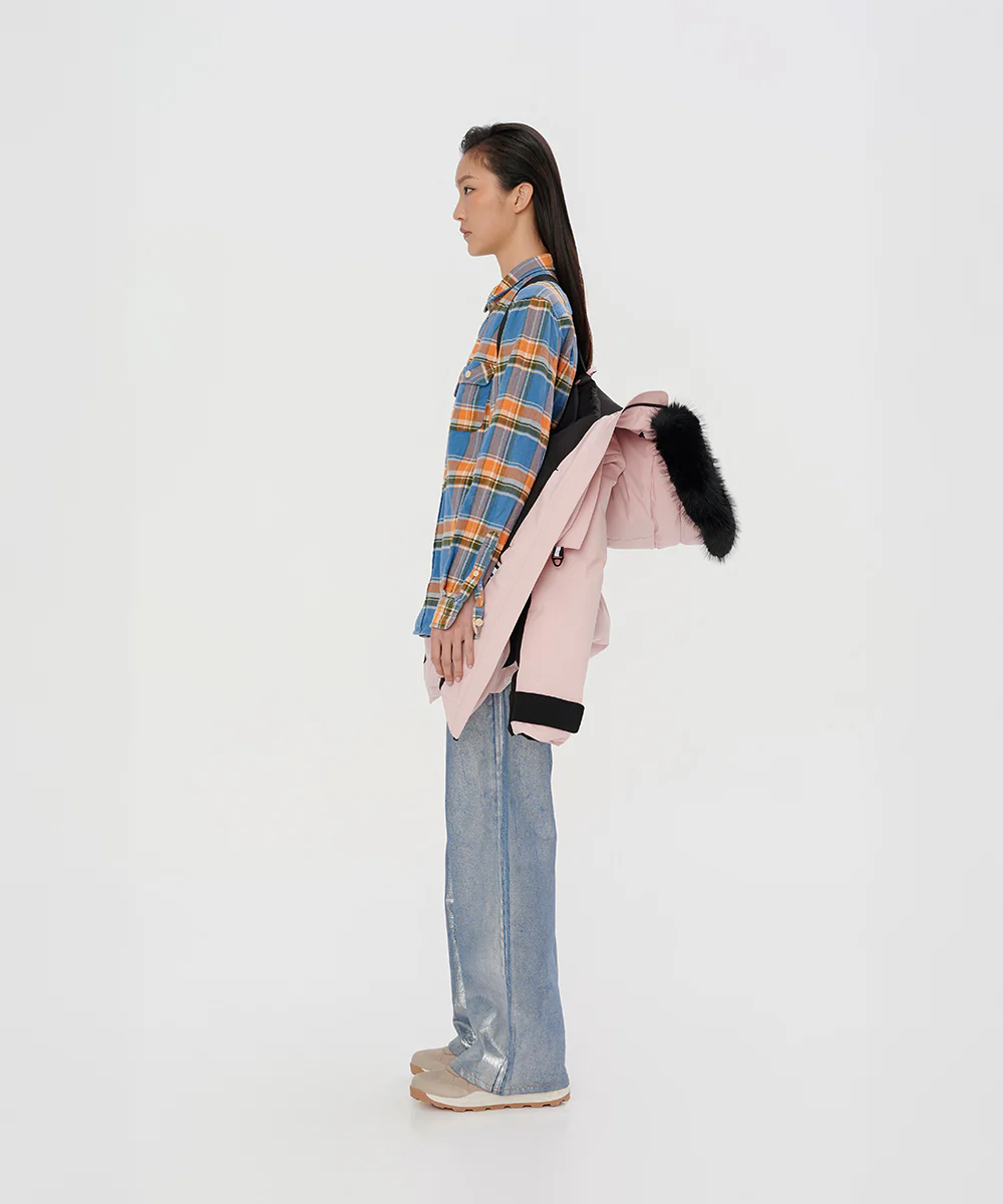 Fur-Trimmed Hood Down Jacket - DJW 25031 - Image 3