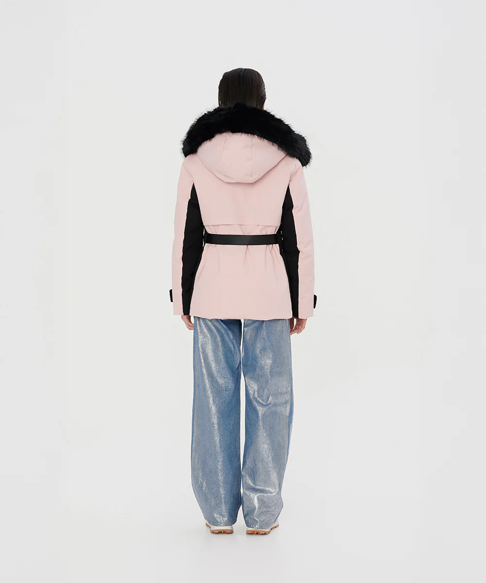 Fur-Trimmed Hood Down Jacket - DJW 25031 - Image 4