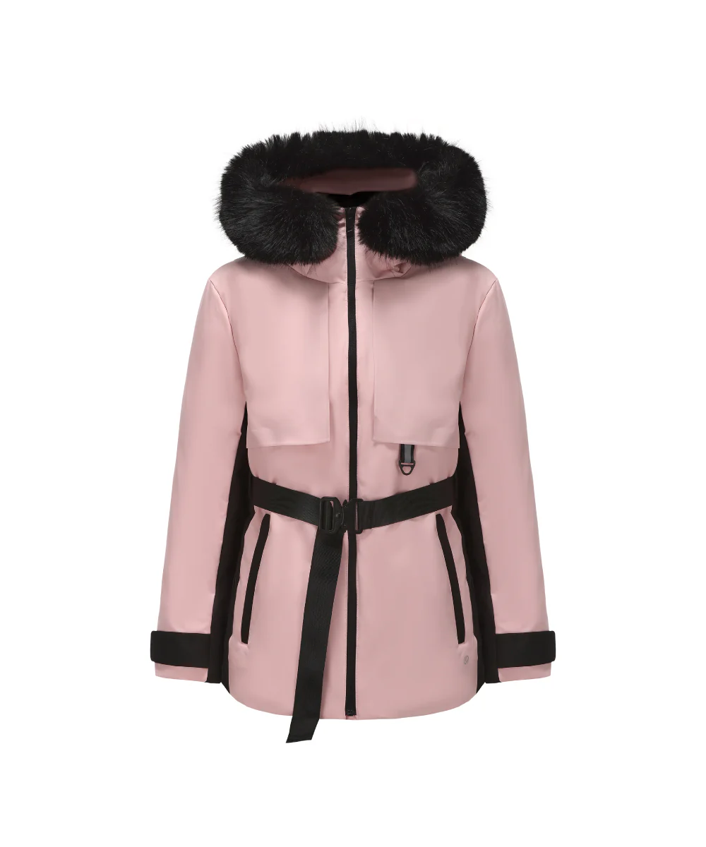 Fur-Trimmed Hood Down Jacket - DJW 25031 - Image 5