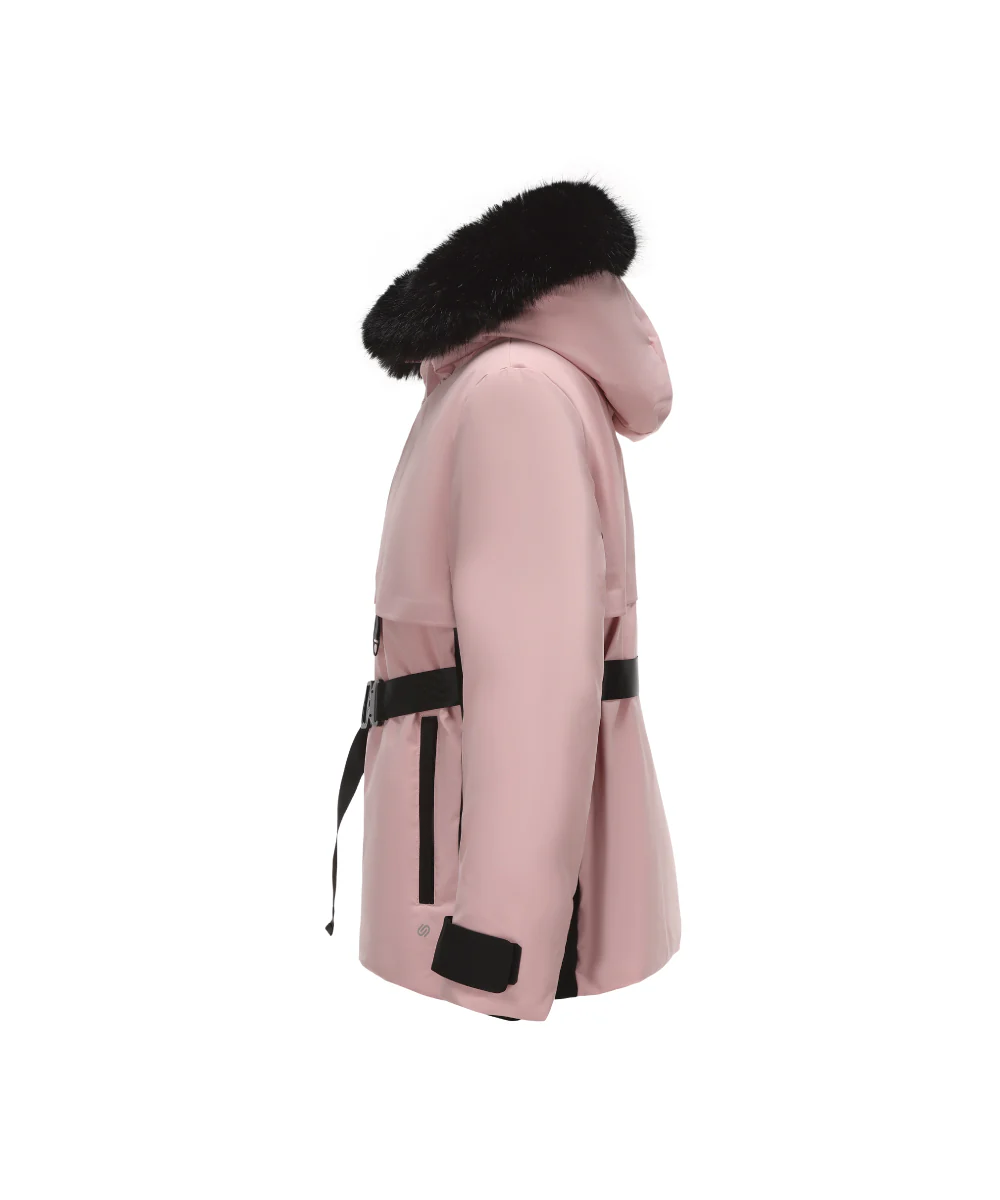 Fur-Trimmed Hood Down Jacket - DJW 25031 - Image 8