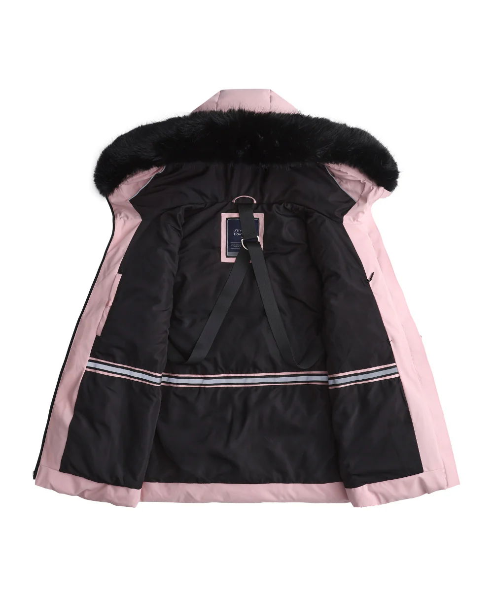 Fur-Trimmed Hood Down Jacket - DJW 25031 - Image 9