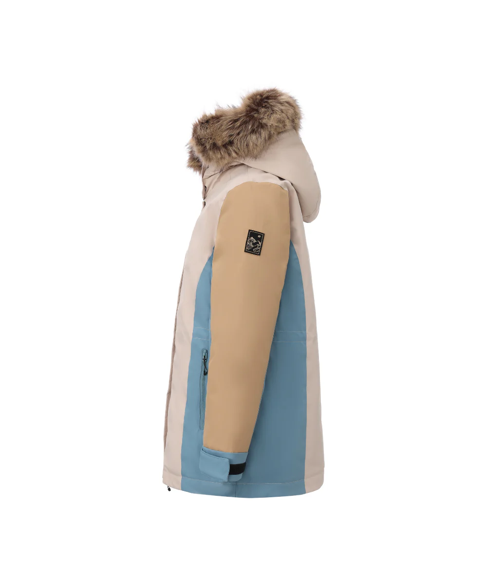 Urban Tricolor Down Jacket With Internal Shoulder Straps - DJW 25032 - Image 8