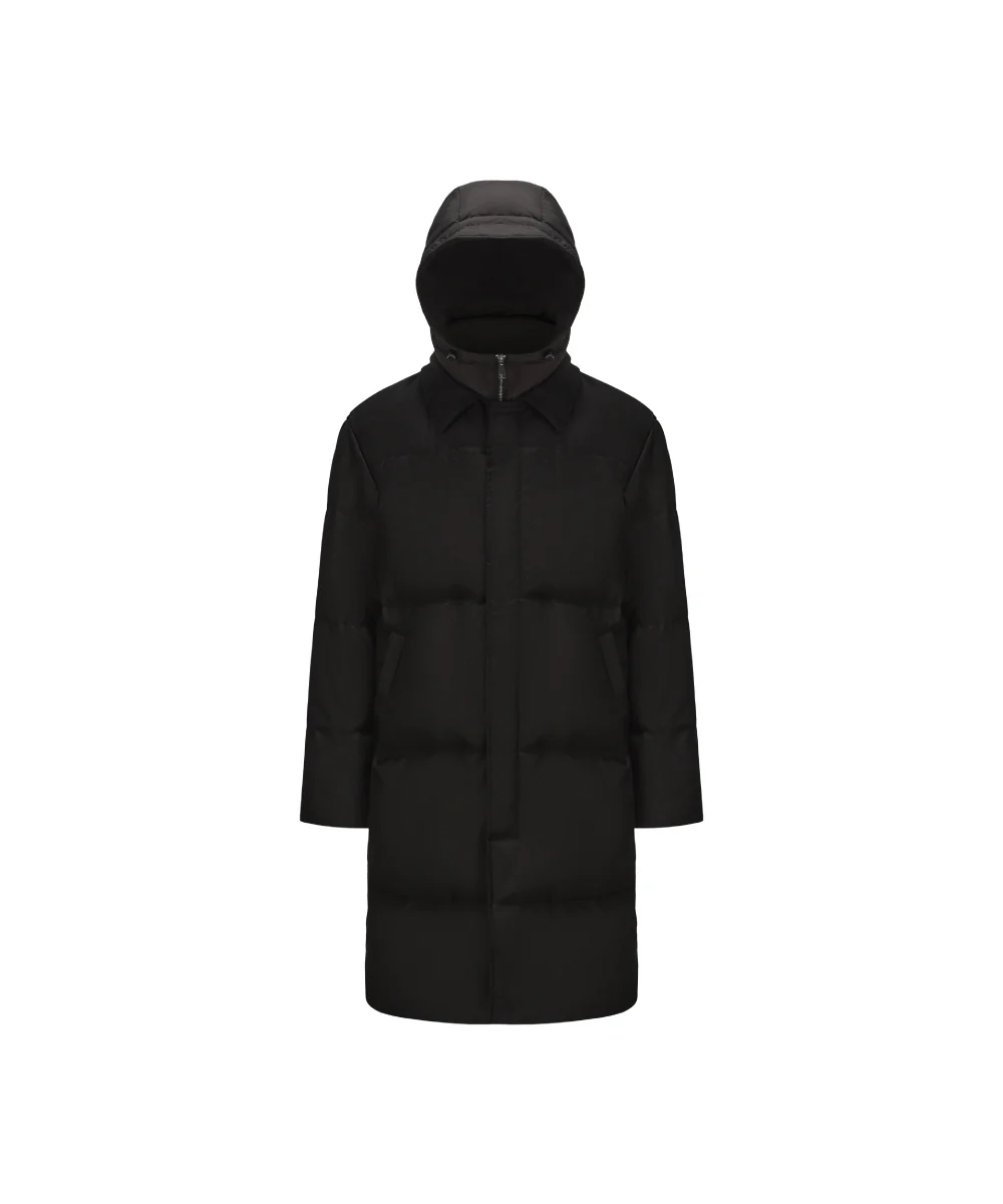 Dual Structure Mid-Length Down Jacket - DJ 25011 - Image 5
