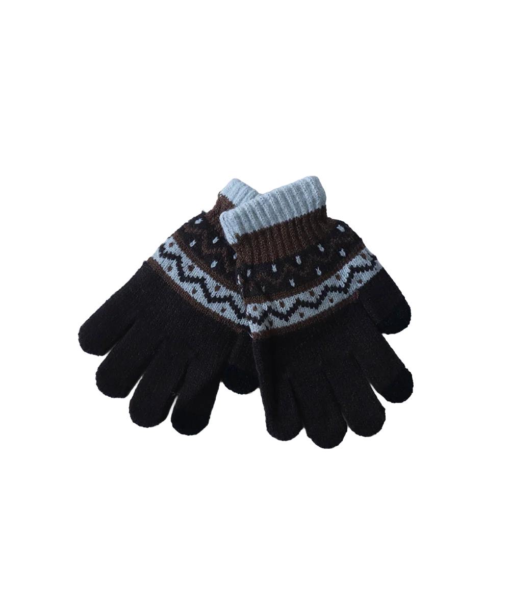 Junior Boy Knitted Gloves GVC 7186B