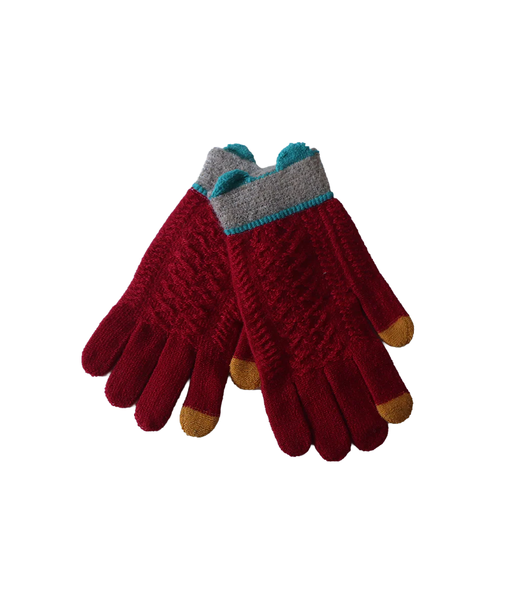 Junior Girl Knitted Gloves GVC 7190G