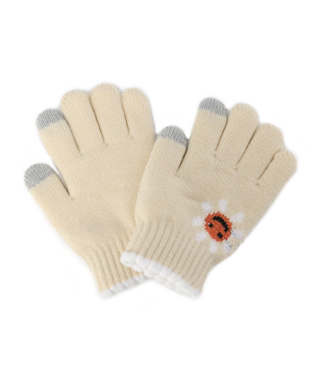 Junior Girl Knitted Gloves GVCG24151
