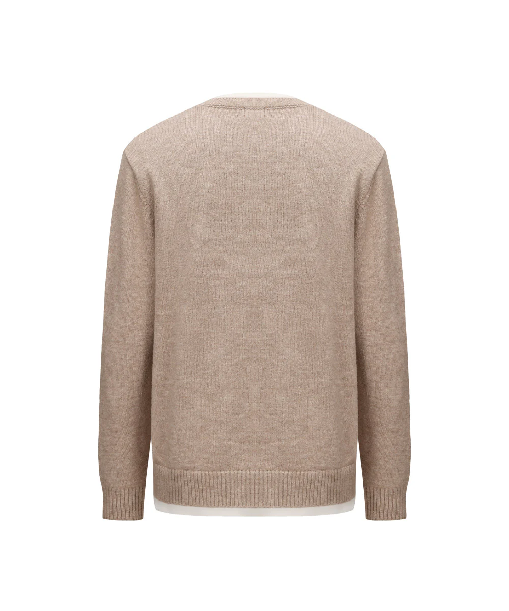 Men Crew Neck Knitted Sweater - KS 25033 - Image 2