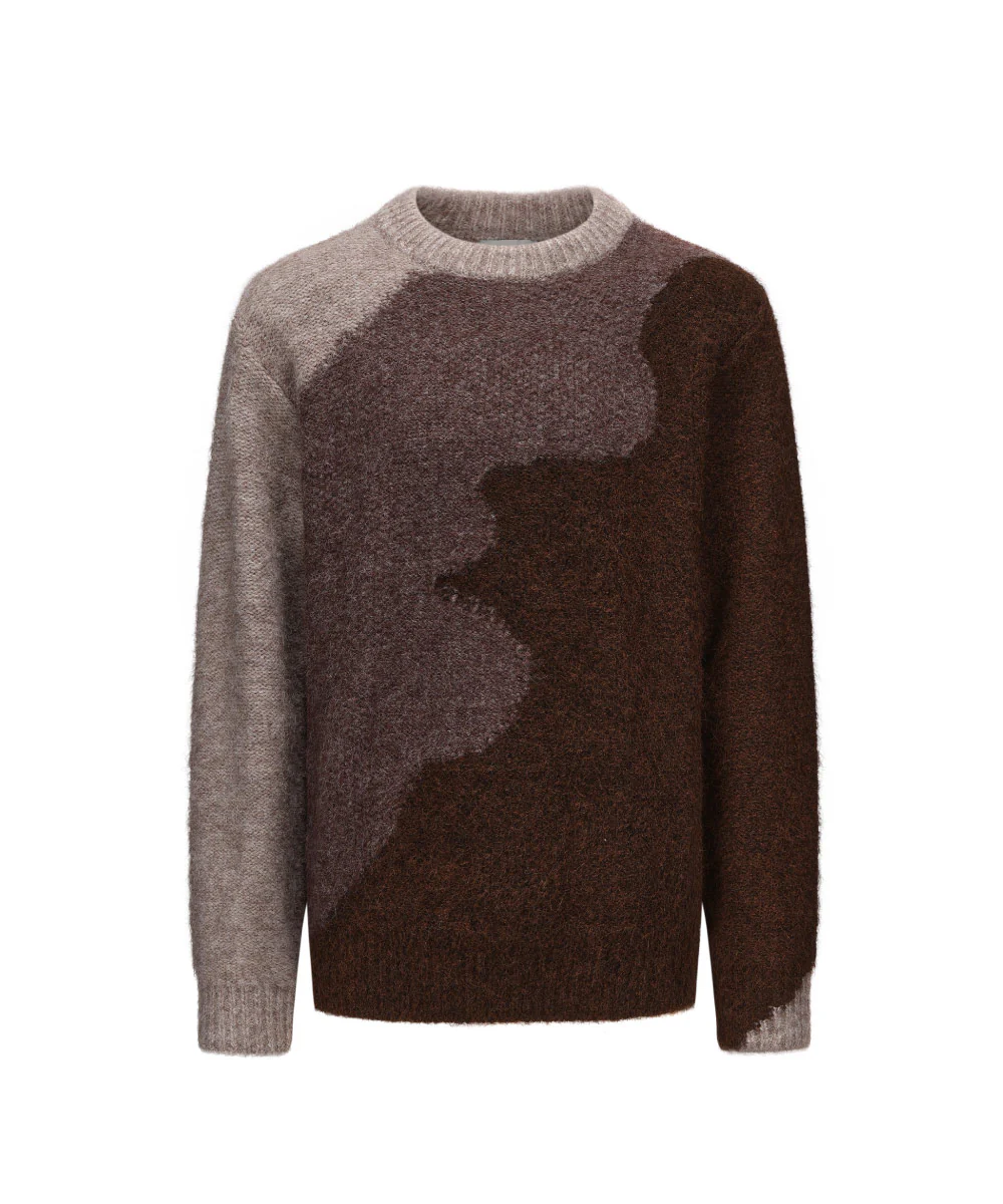Men Crew Neck Knitted Sweater - KS 25035