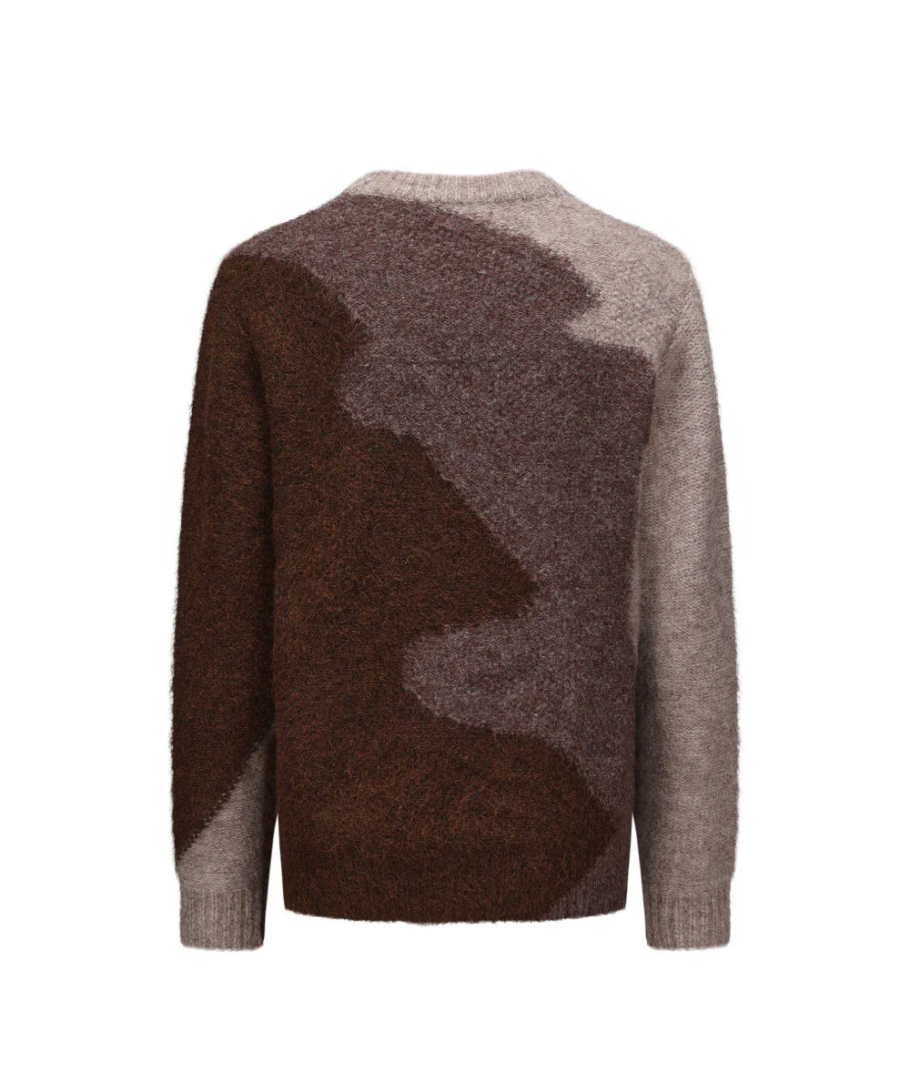 Men Crew Neck Knitted Sweater - KS 25035 - Image 2