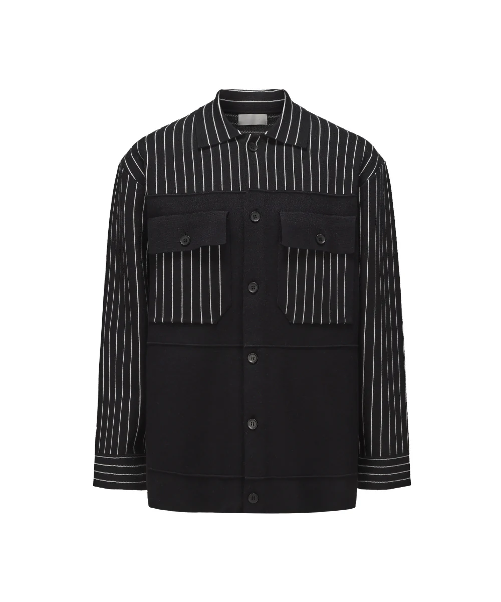 Men Knitted Shirt Sweater - KS 25041