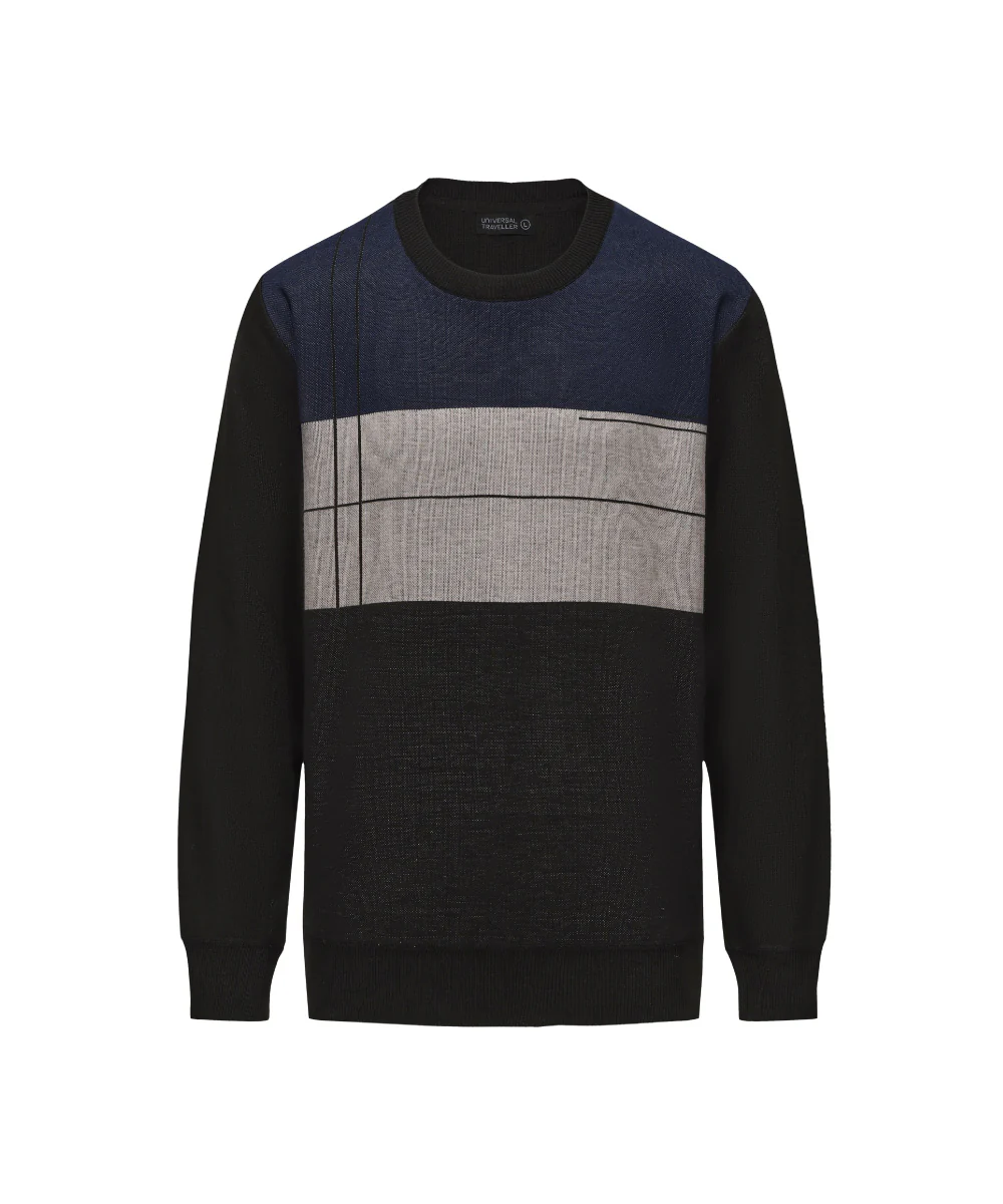 Crew Neck Knitted Sweater - KS 25043