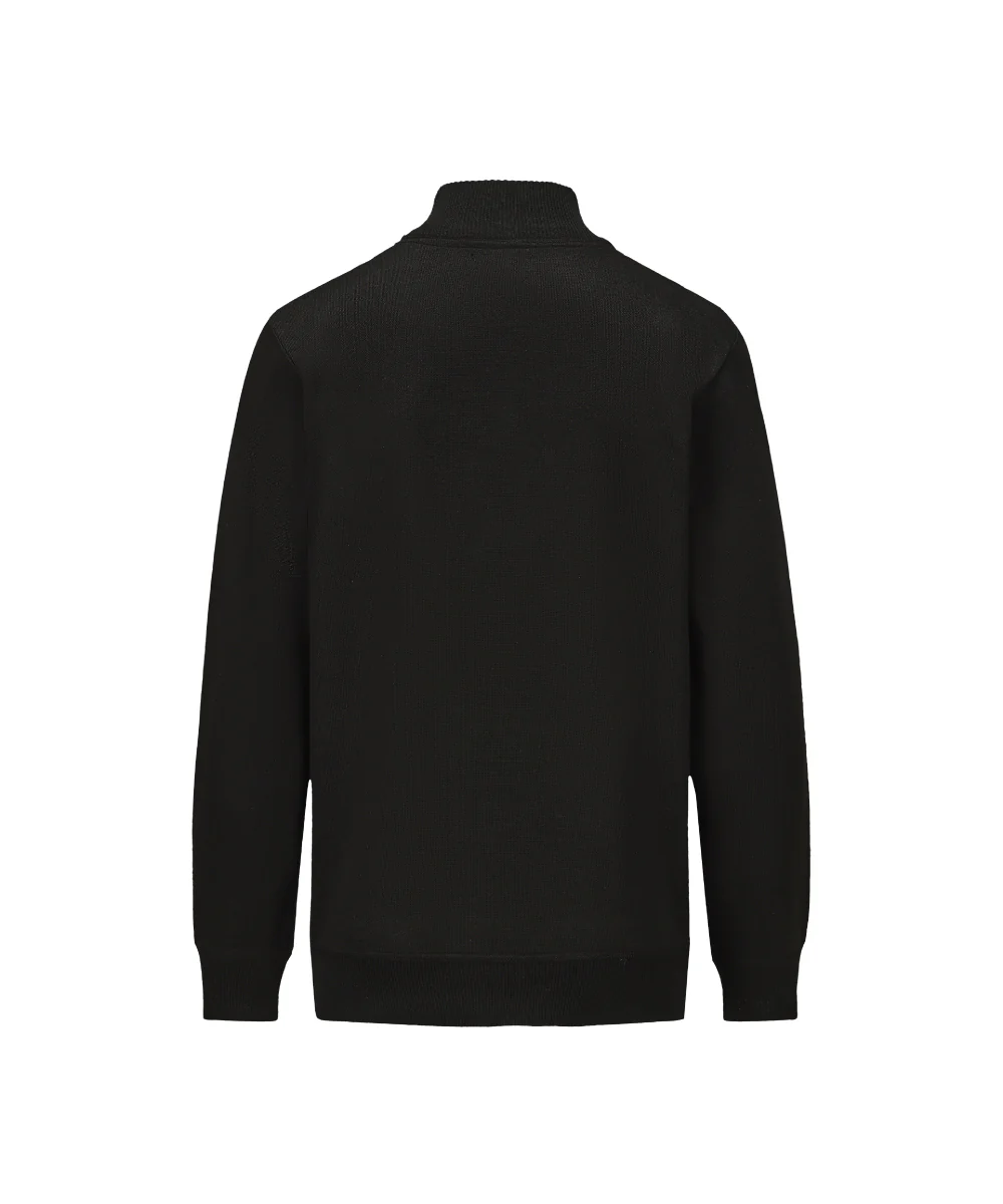 Mock Neck Henley Knitted Sweater - KS 25045 - Image 2