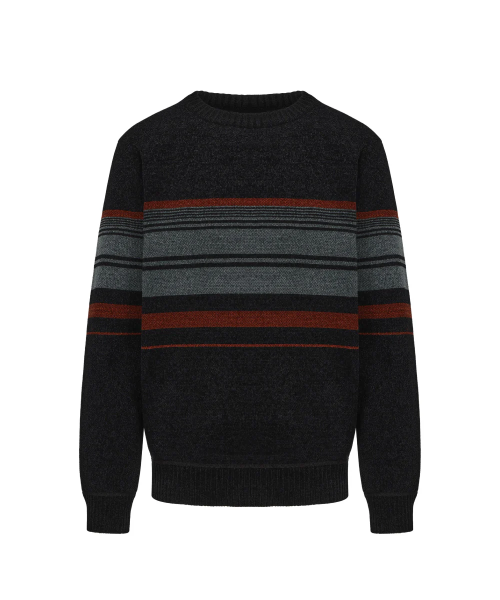 Crew Neck Knitted Sweater - KS 25101