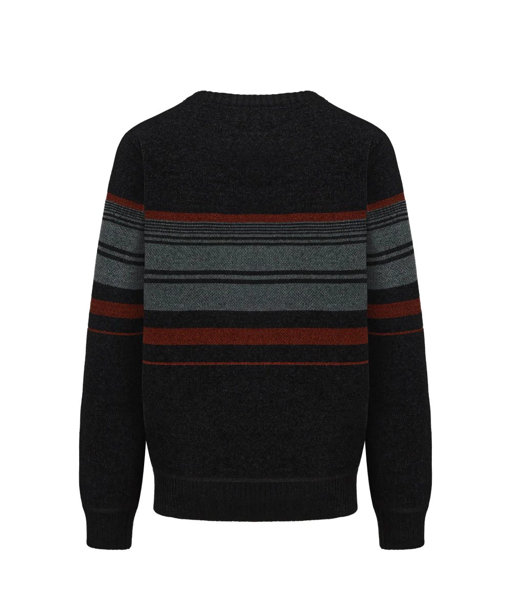 Crew Neck Knitted Sweater - KS 25101 - Image 2