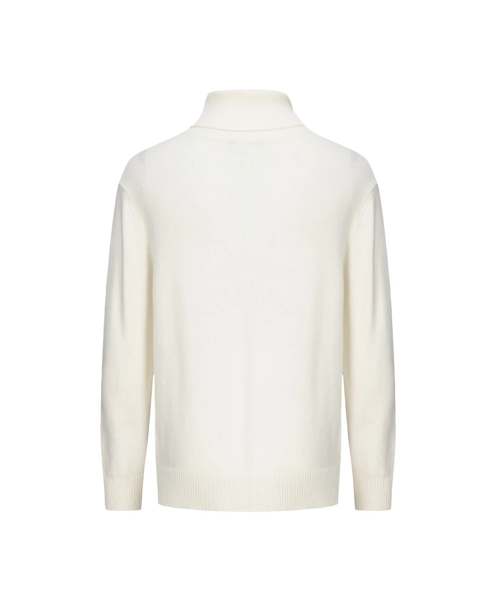 Men Basic Turtle Neck Knitted Sweater - KS 5102R - Image 4