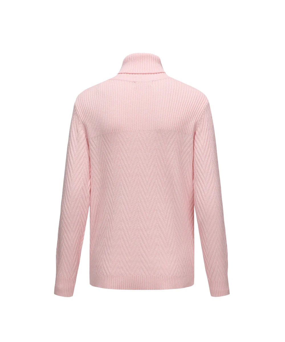 Women Turtle Neck Knitted Sweater - KSW 25104 - Image 2