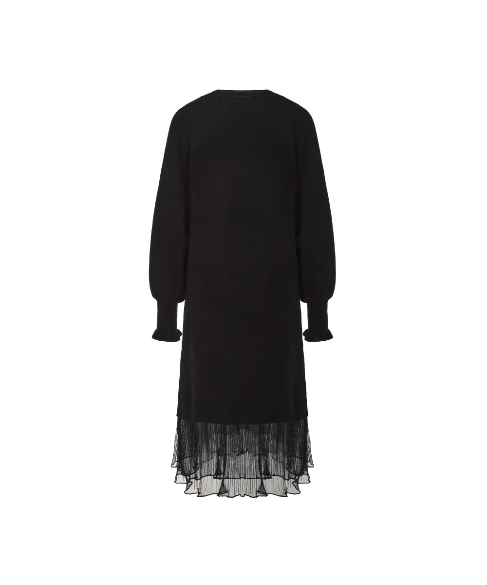 Women Knitted Chiffon Dress - KSW 25107 - Image 2