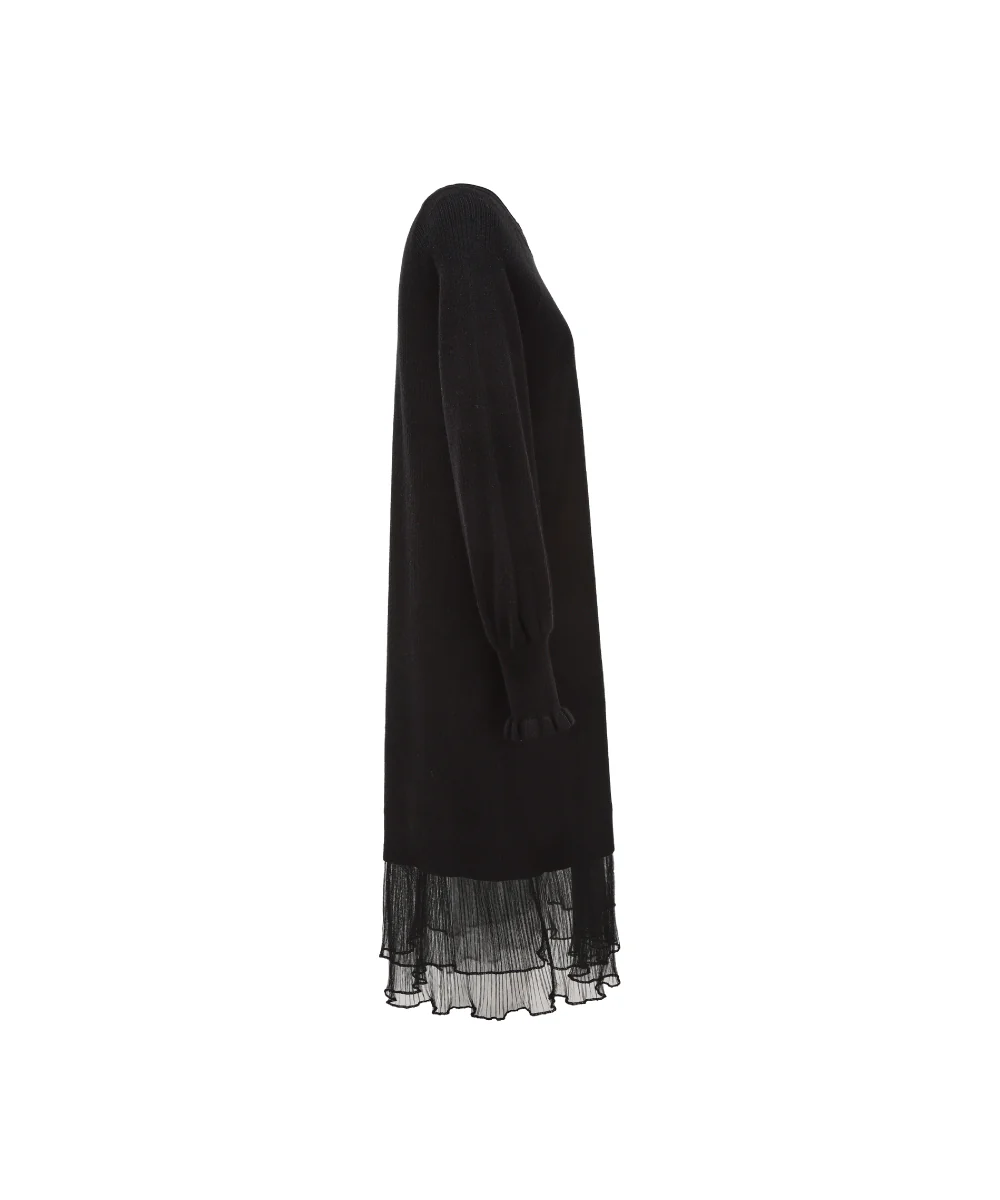 Women Knitted Chiffon Dress - KSW 25107 - Image 3