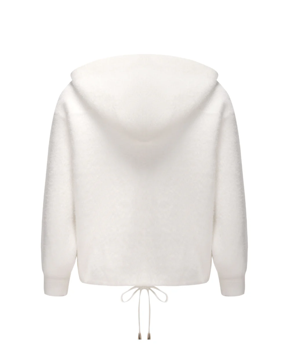 Women Button Hoodie Knitted Cardigan - KSW 25109 - Image 6