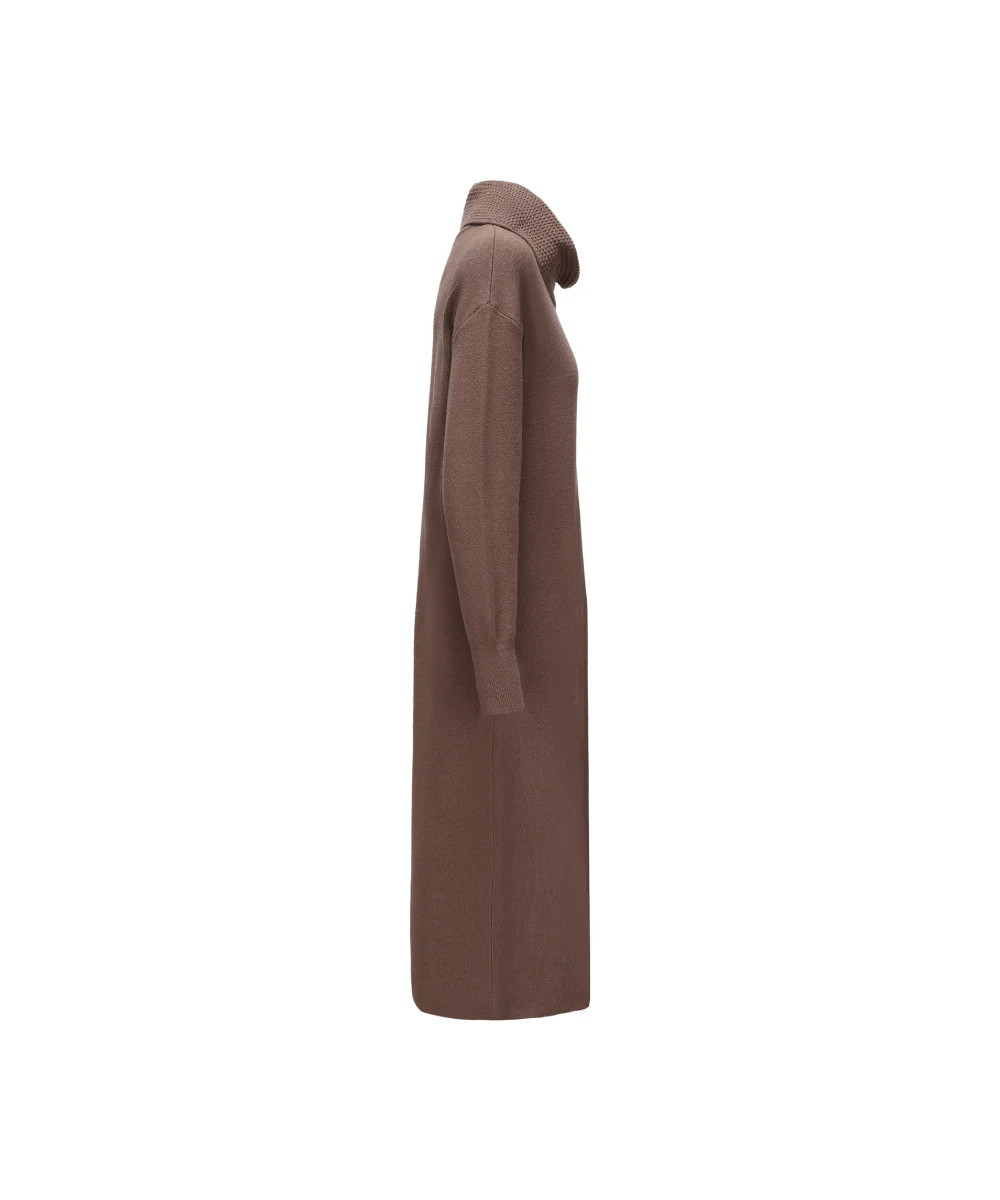 Women Turtle Neck Knitted Dress - KSW 25111 - Image 3