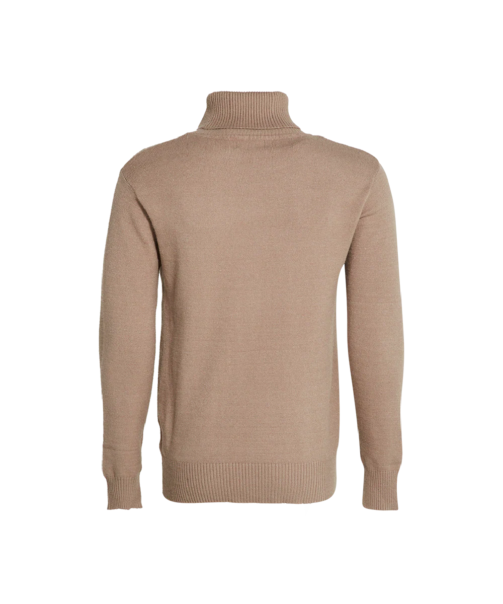 Men’s Turtleneck Knitted Sweater - Image 4