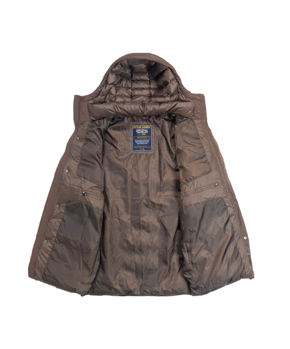 Men's Classic Down Jacket with Mix Shell Fabric - Image 5