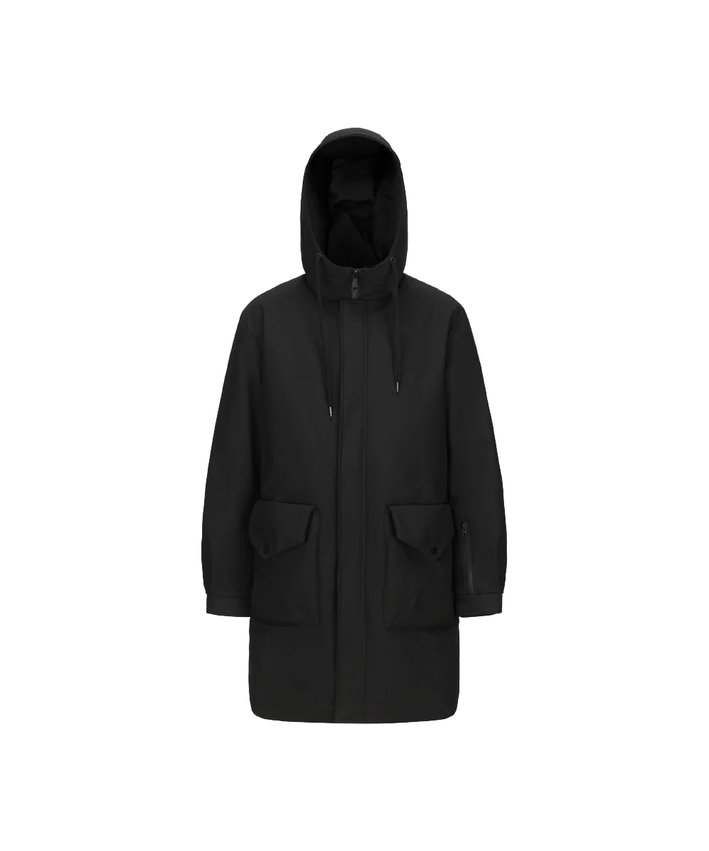 Men's Down Jacket with Internal Shoulder Straps - Image 3
