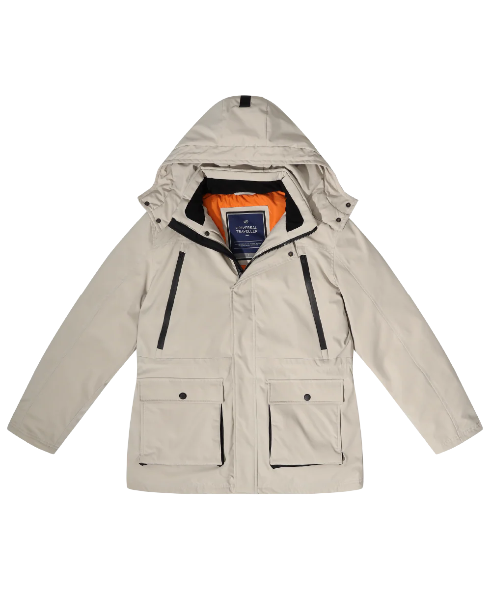 Men's Down Jacket with Contrast Lining - Image 8