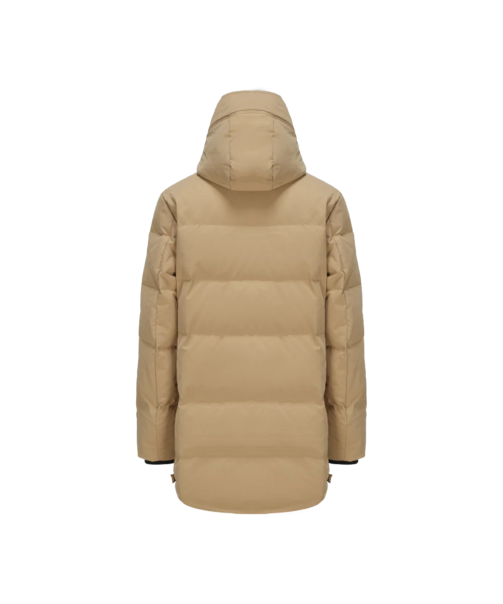 Men's Down Jacket with Shoulder Straps - Image 3