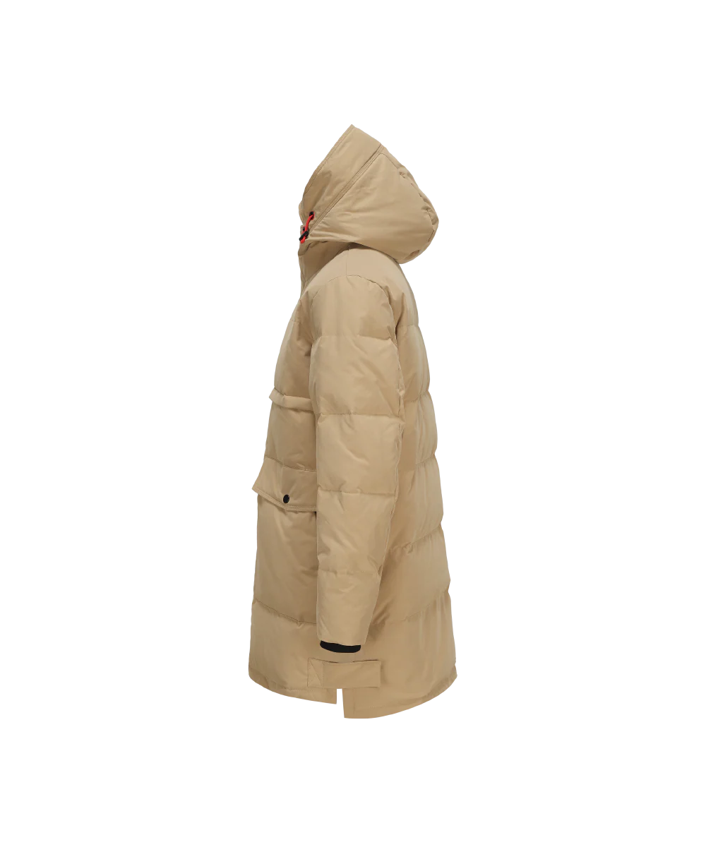Men's Down Jacket with Shoulder Straps - Image 4