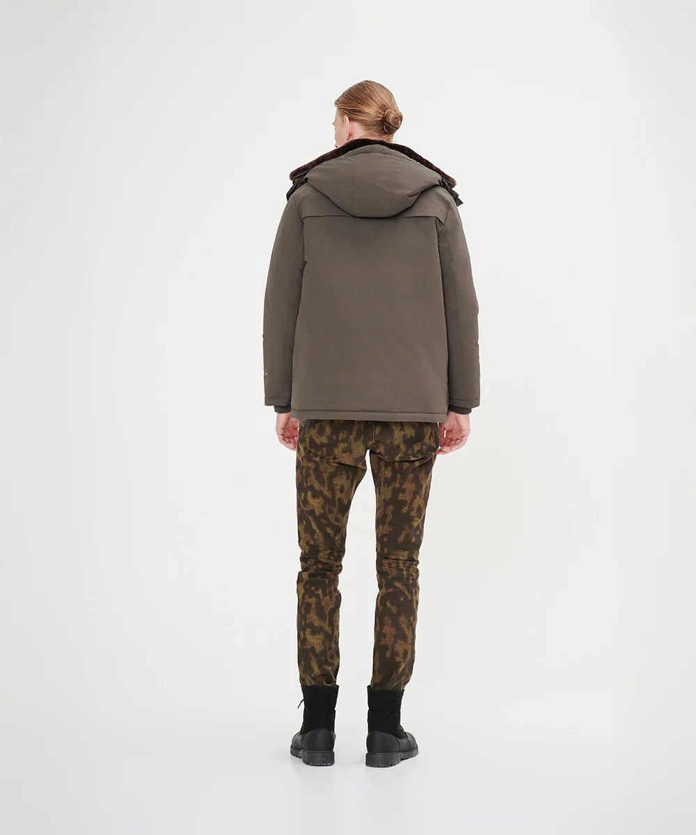 Men's Down Jacket With Contrast Lining - Image 7