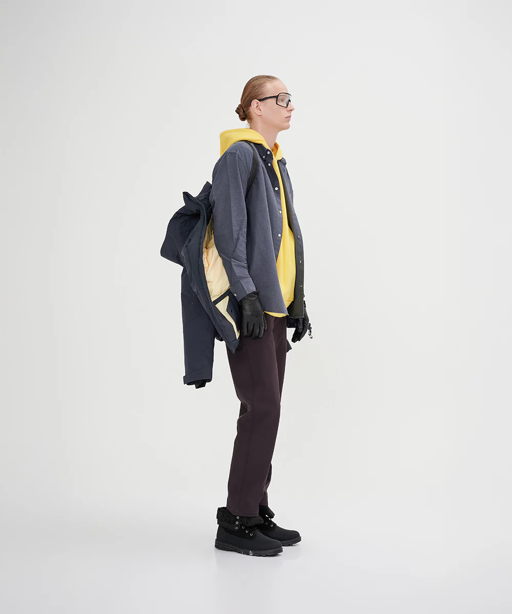 Men's Down Jacket With Internal Shoulder Strap - Image 6