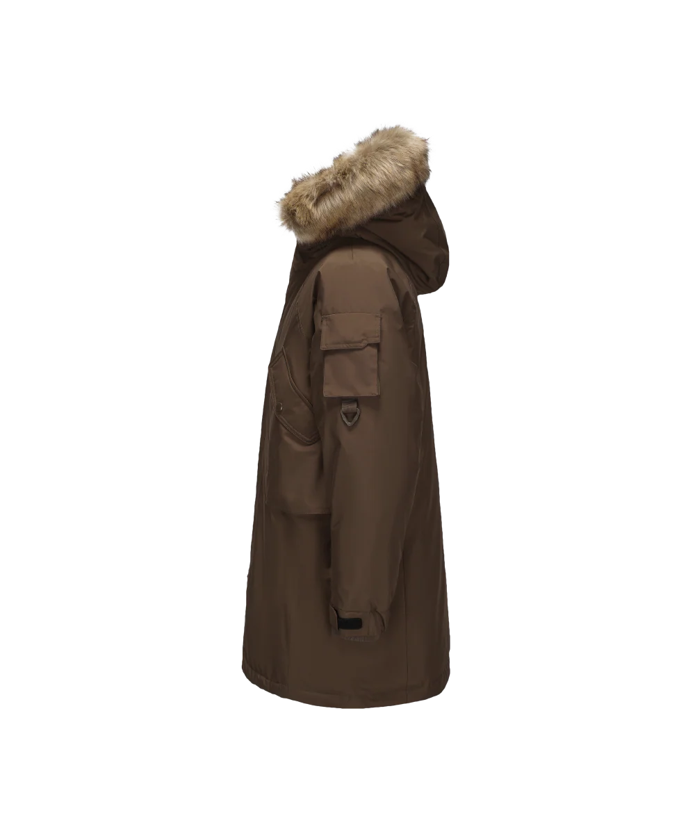 Men's Down Jacket Topped With A Luxurious Fur-Lined Hood - Image 14