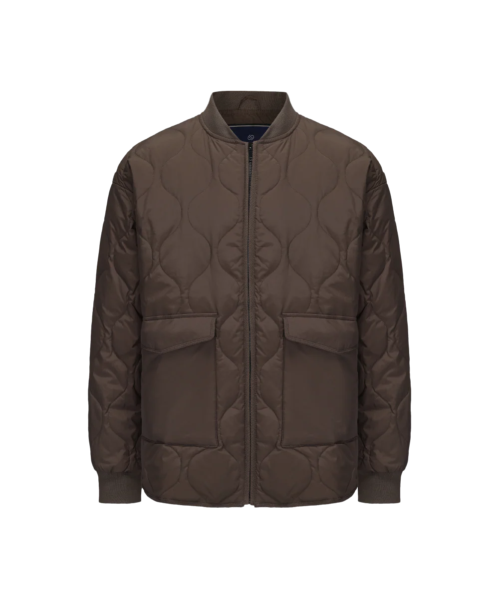 Men's Essential Light Weight Bomber Down Jacket - Image 8