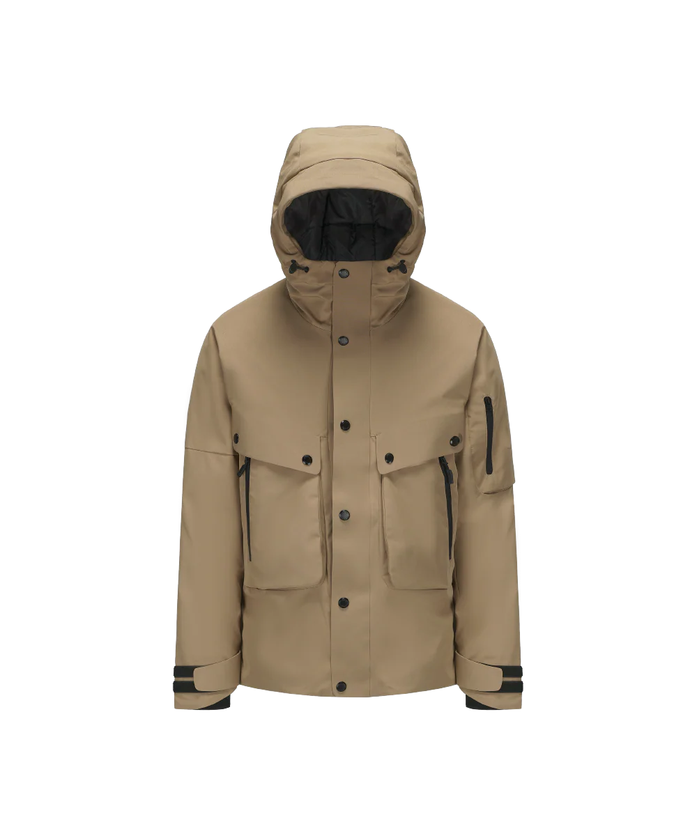 Men's Down Jacket With Reflective Logo - Image 8