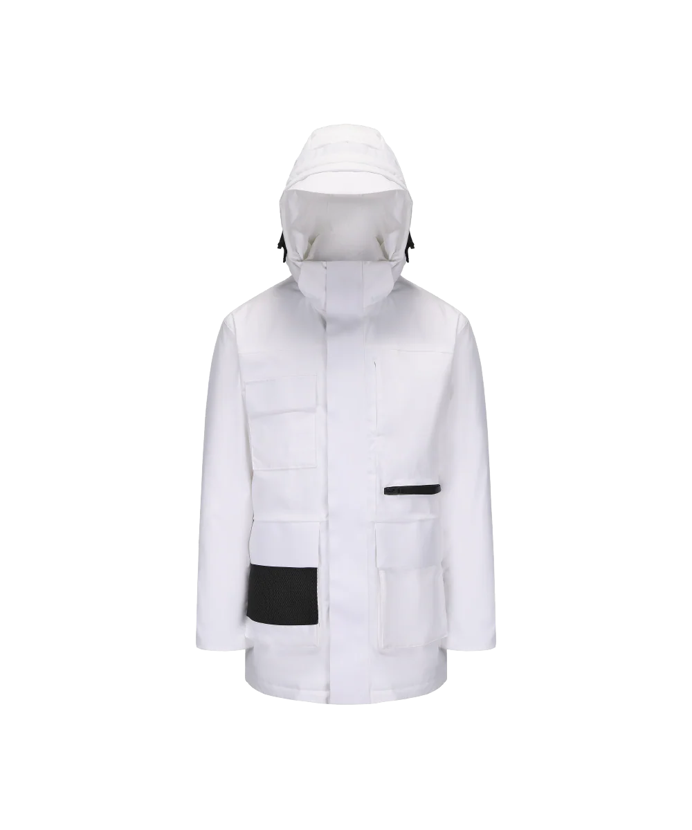 Men's Asymmetric Monotone Down Jacket - Image 18