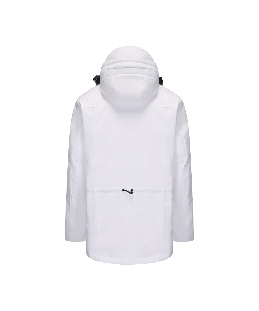 Men's Asymmetric Monotone Down Jacket - Image 19