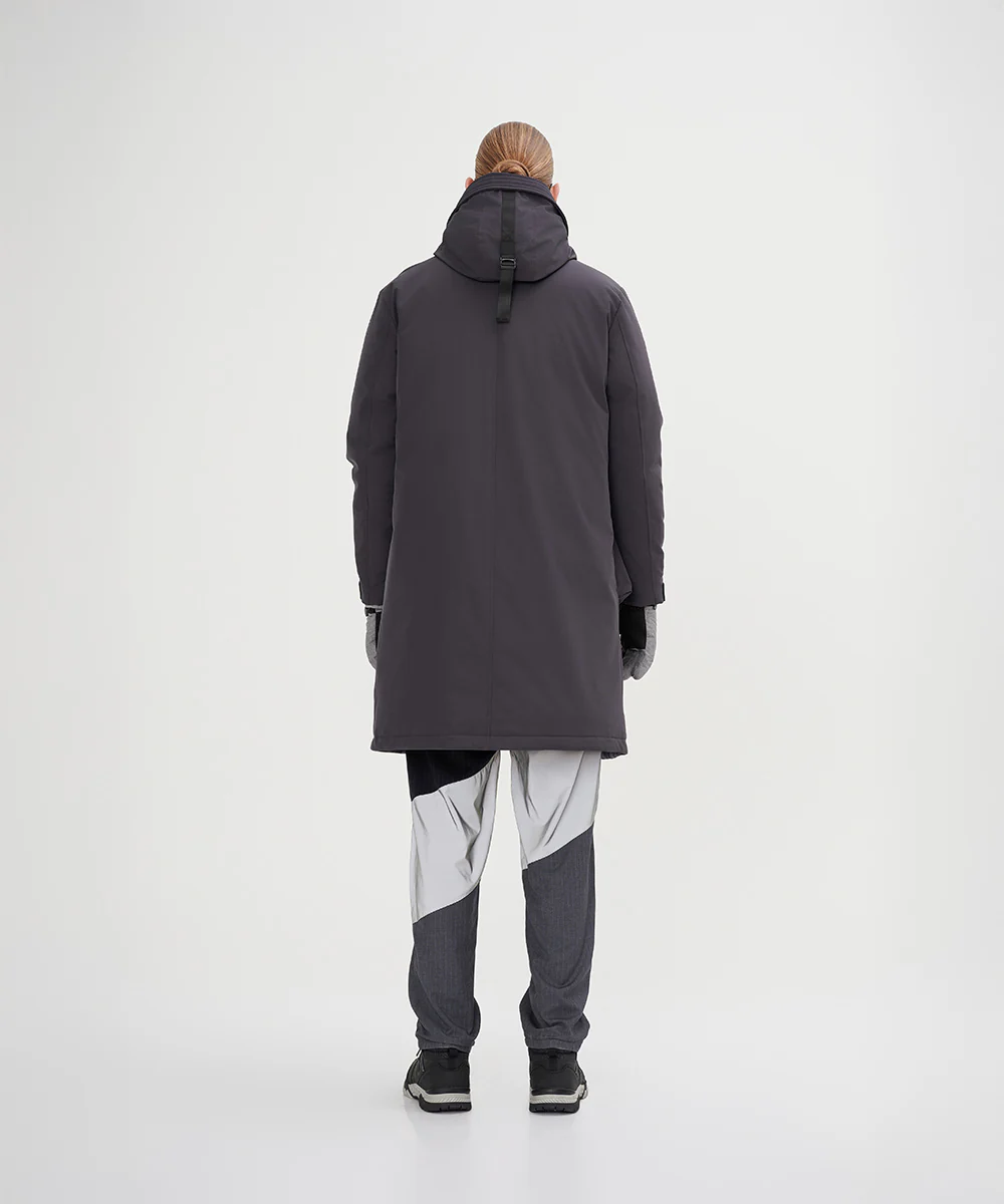Men's Minimalist Full Length Down Jacket - Image 8