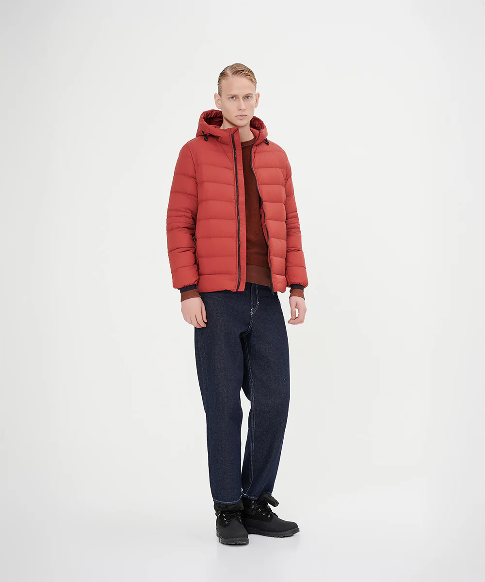 Men's Warm and Packable Light Weight Down Jacket - Image 4