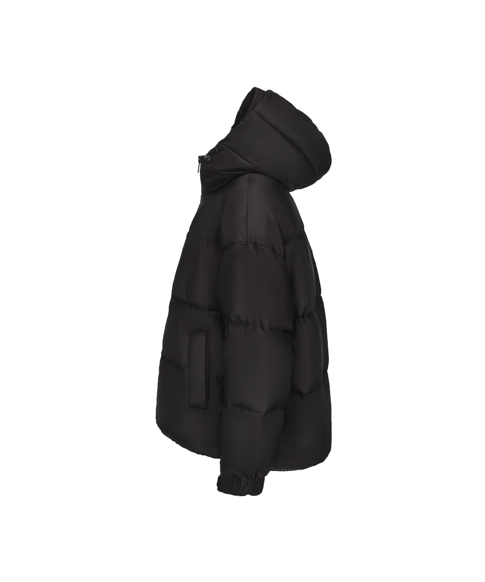 Men's Stylish, Layered Look With Denim Panel Down Jacket - Image 18