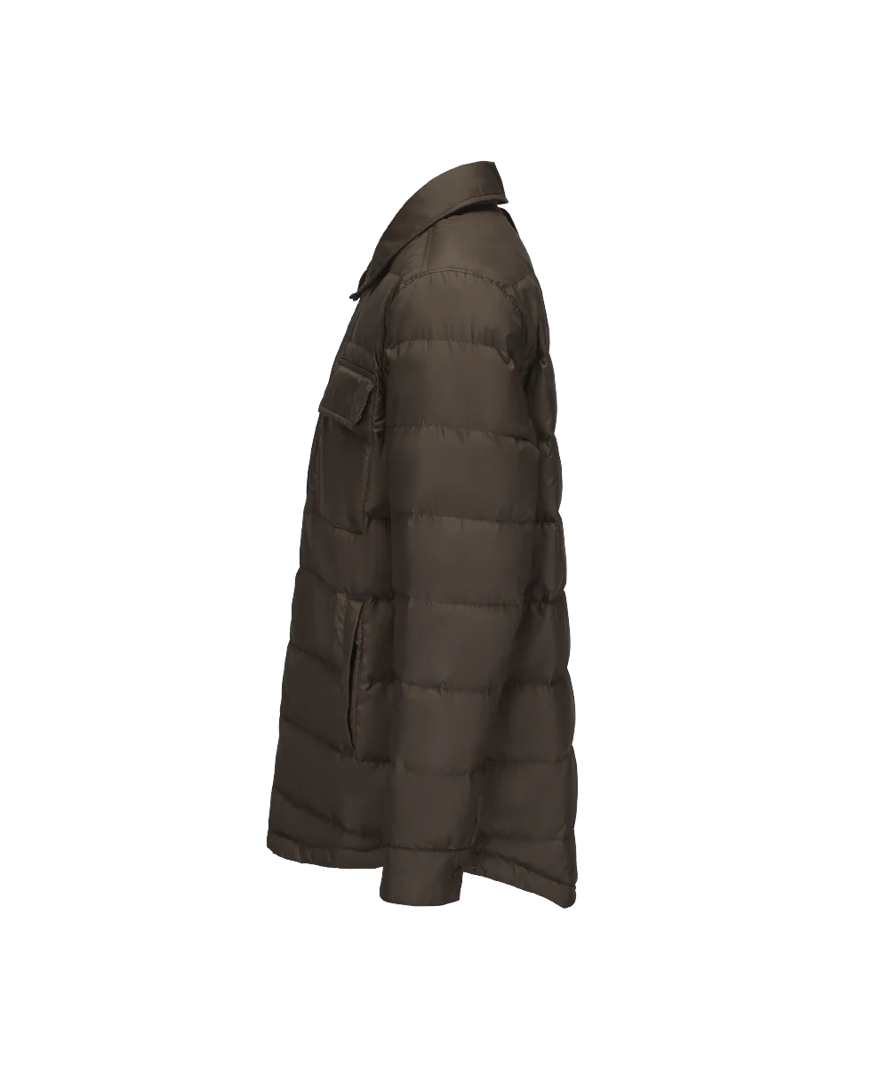 Men's Unique Fusion Shirt Light Down Jacket - Image 9